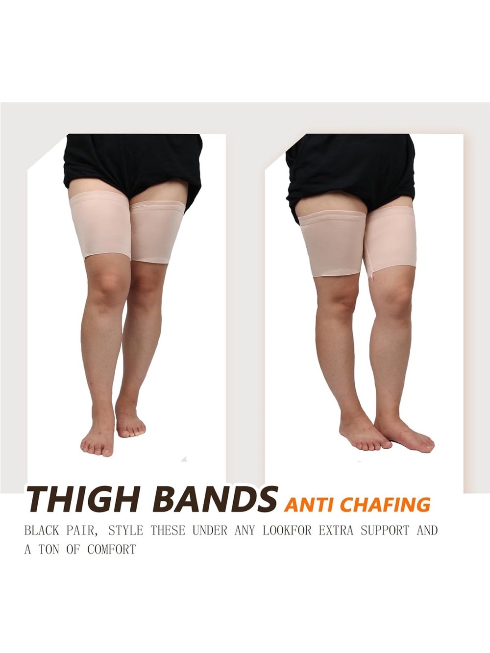 1 xxl t shirt and 1 pair of thigh
Bands